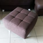 Csokoládébarna színű PABLO puff praktikus lakáskiegészítő bútor