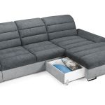 Roma ágyneműtartós L alakú kanapé